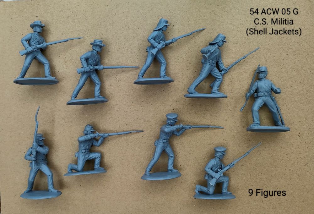 54 ACW 05 G   C.S. Militia Inantry (Shell Jackets)